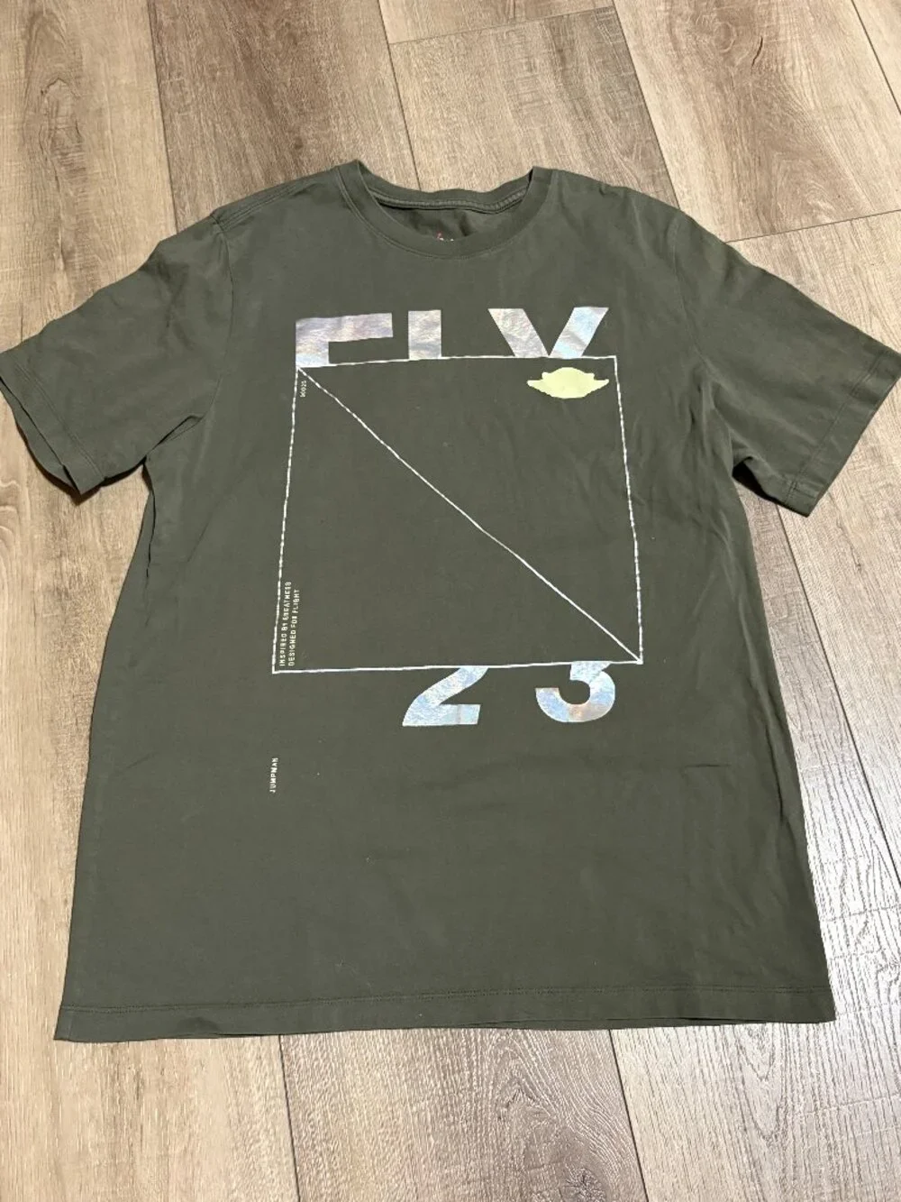 AIR JORDAN Men's Short Sleeve T-shirt Large